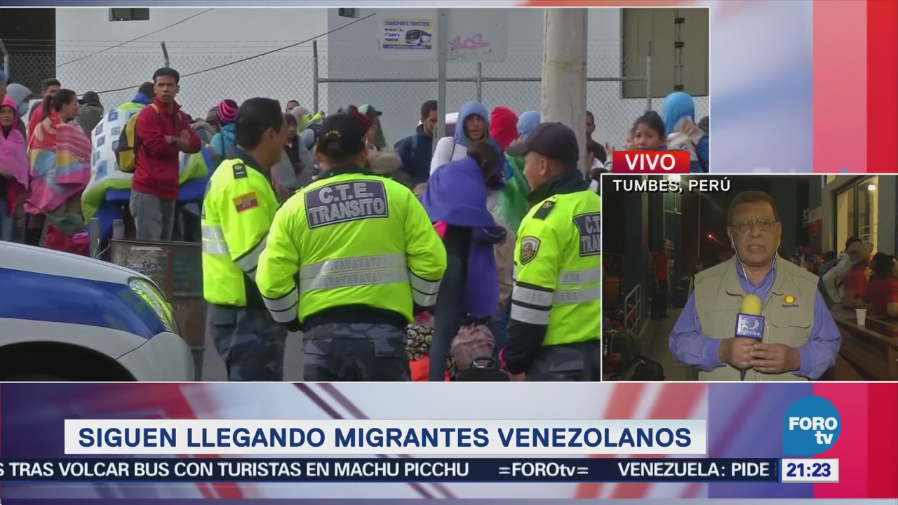 Venezolanos Esperan Ingresar Territorio Peruano Pasaporte