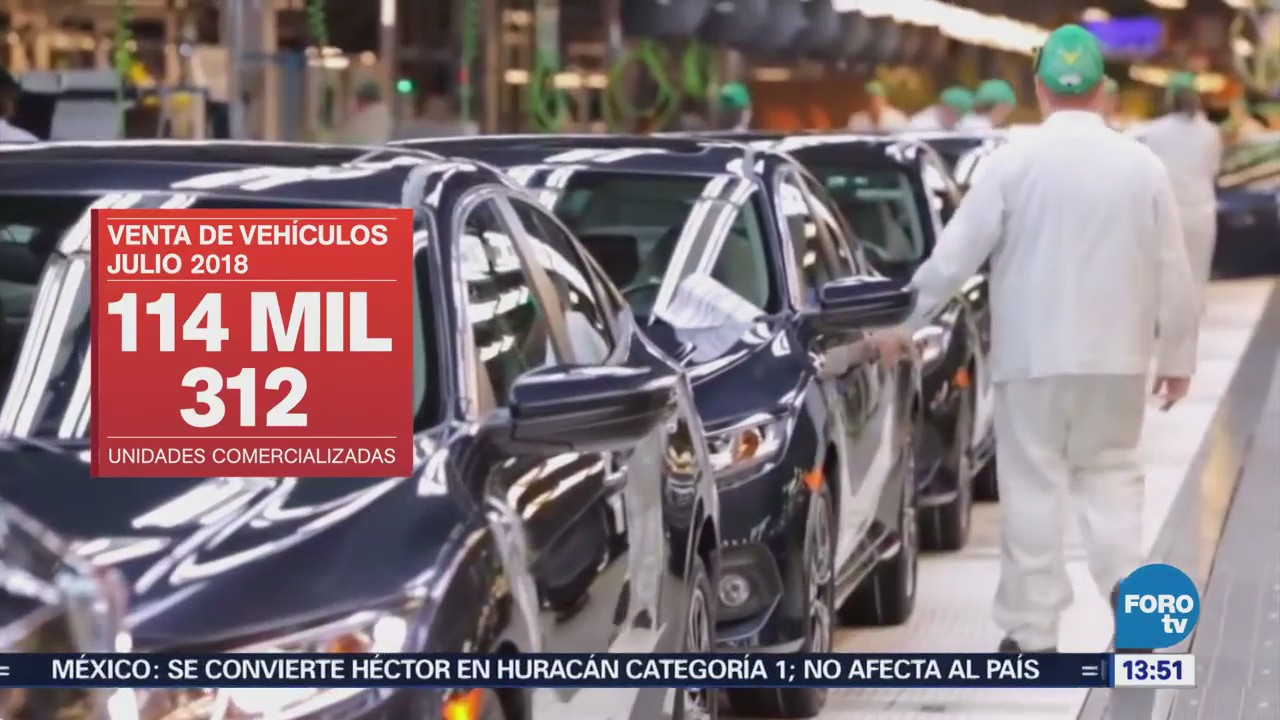 Venta de autos en México baja