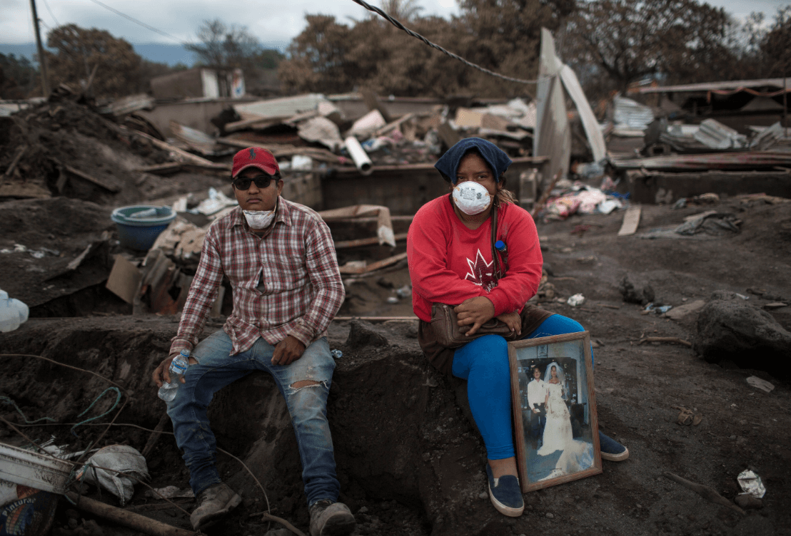 Víctimas del Volcán de Fuego en Guatemala han sido olvidadas