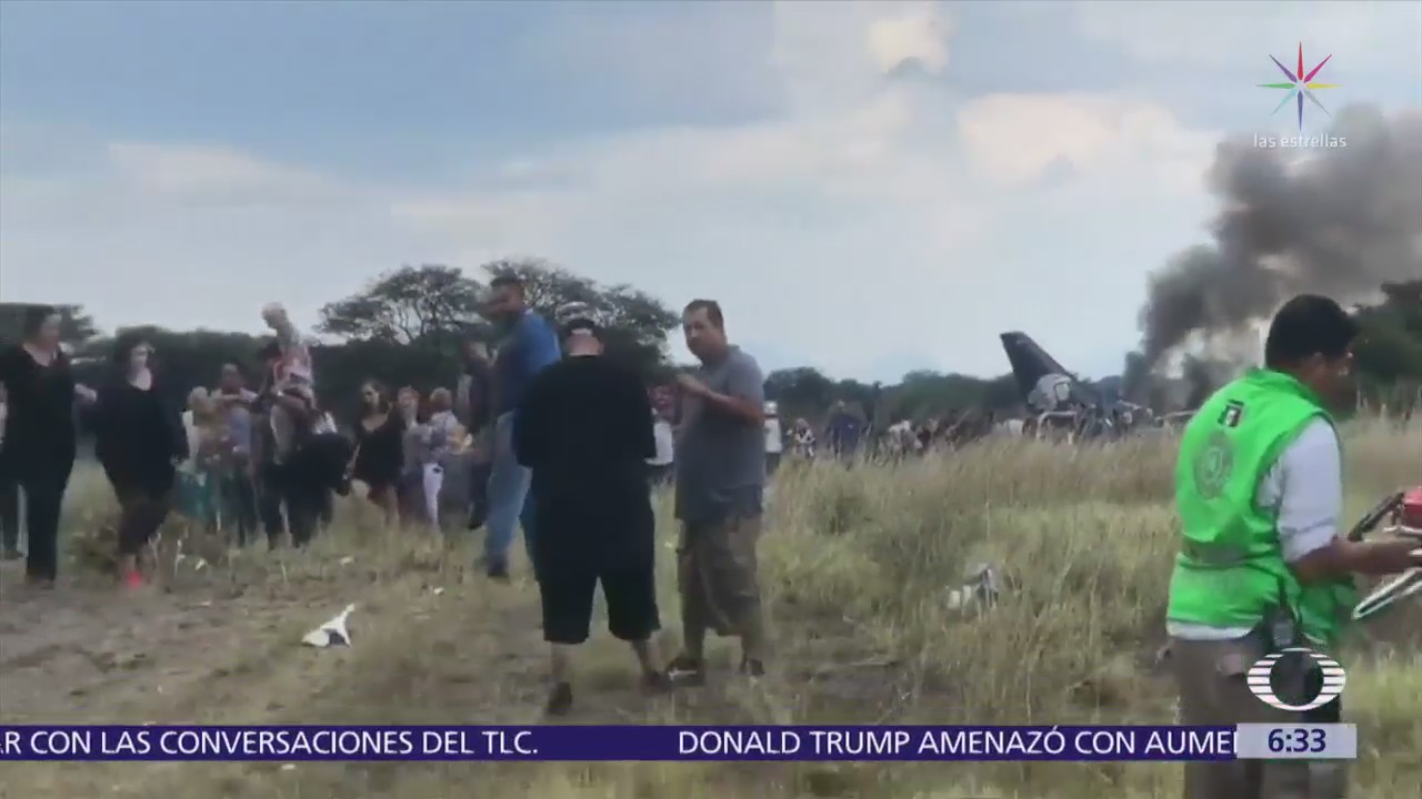 Video muestra despegue de avión accidentado de Aeroméxico