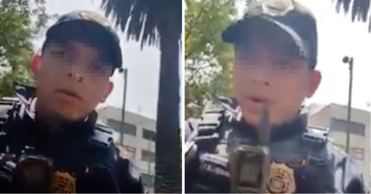 VIDEO: Policía de la CDMX se 