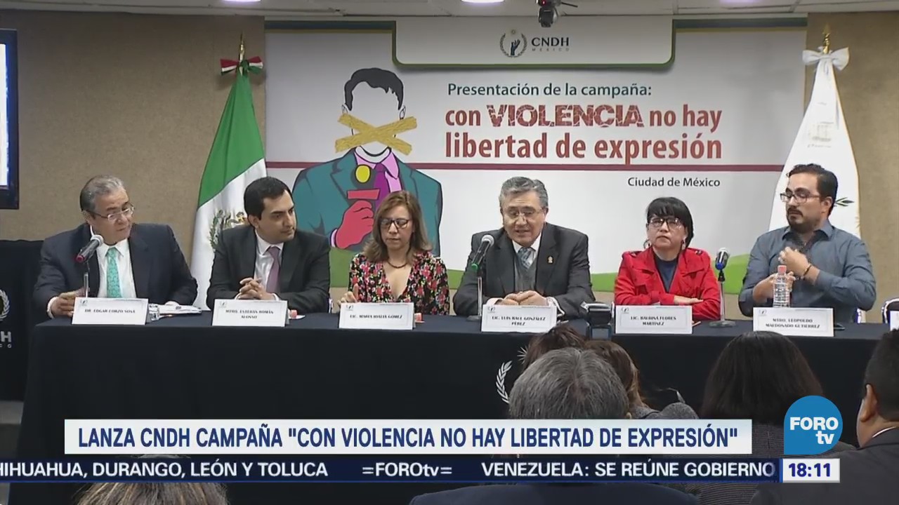 Violencia Contra Periodistas Centro Campaña CNDH