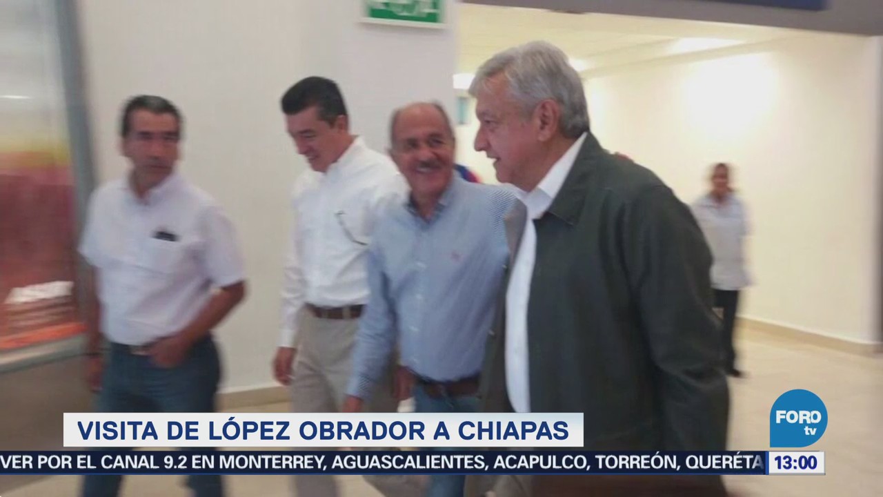 Visita de López Obrador a Chiapas