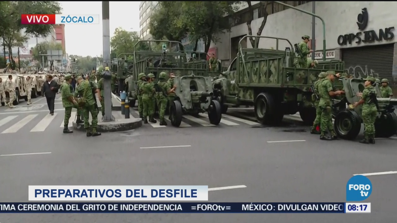 Soldados Participarán Desfile Militar Cdmx Zócalo