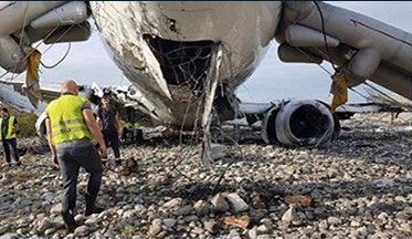 Accidente aéreo en Rusia deja al menos 18 heridos