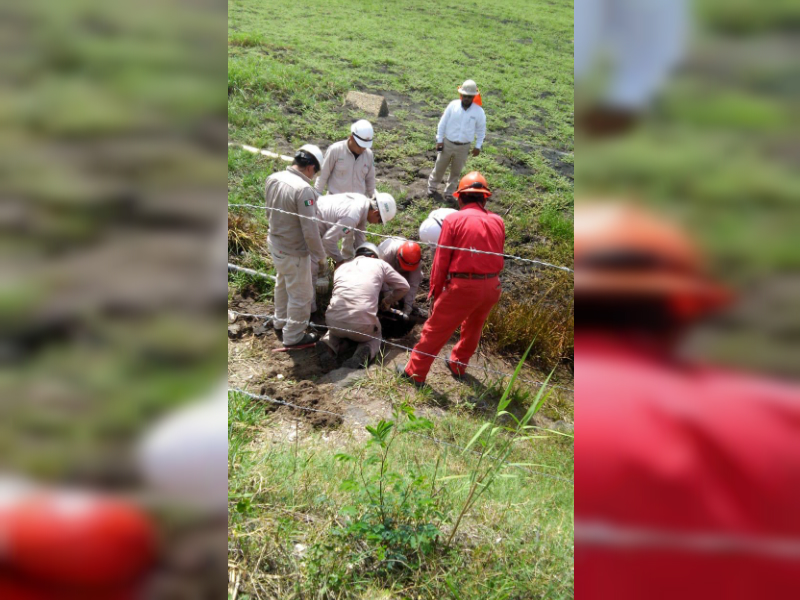 Vándalos provocan fuga de gas en Comalcalco