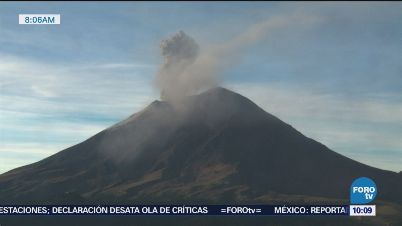 Alerta En El Volcán Popocatépetl Mantiene Fase Dos