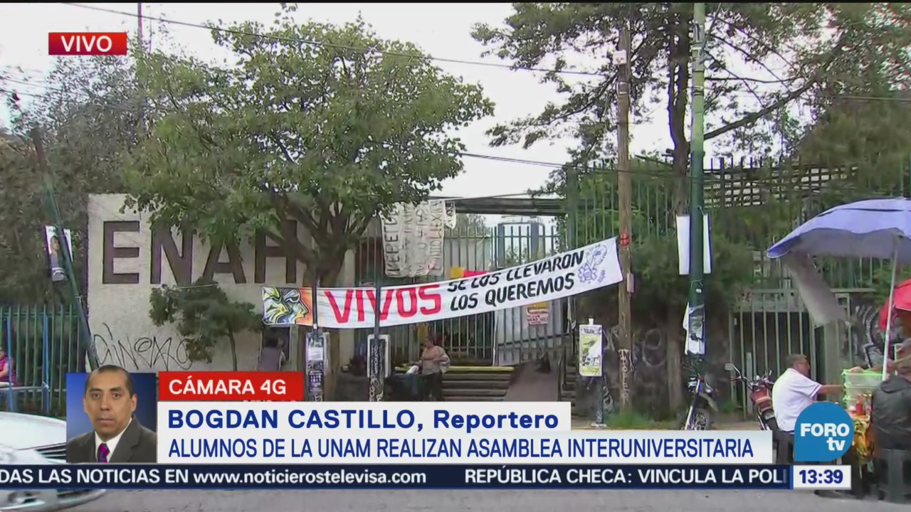 Alumnos Unam Realizan Asamblea Interuniversitaria Escuela Nacional De Antropología E Historia Cdmx, Ciudad De México