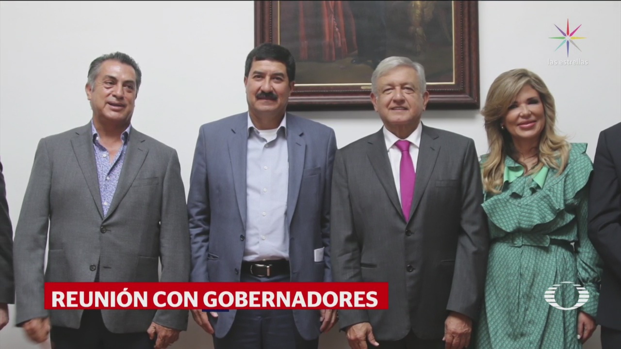 AMLO se reúne con gobernadores de la frontera norte