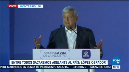 Amlo Se Reúne Industriales Nuevo León Andrés Manuel López Obrador Estrategia Económica Reunión Con Industriales De Nuevo León