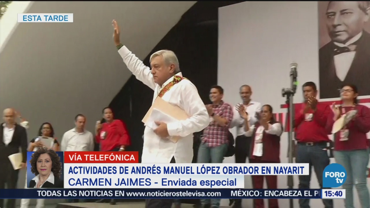 AMLO Sostiene Actividades Nayarit López Obrador