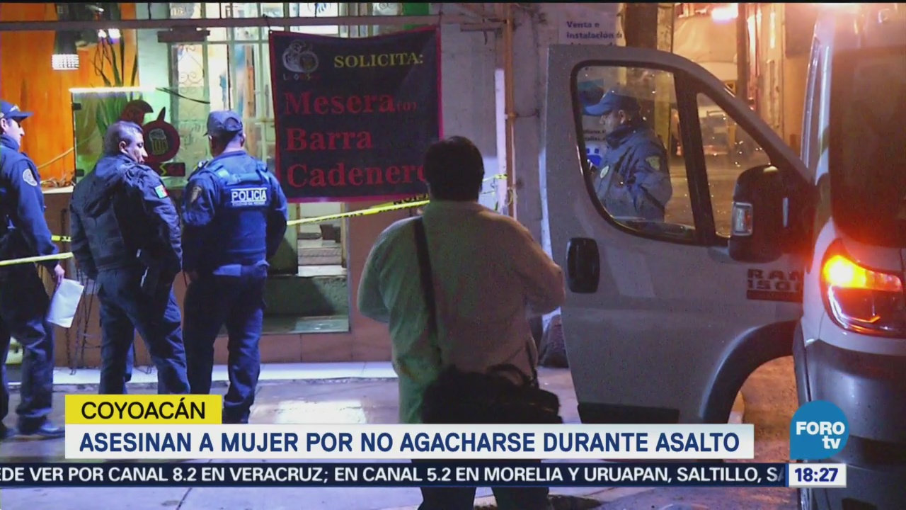 Asesinan Una Mujer Bar Coyoacán CDMX