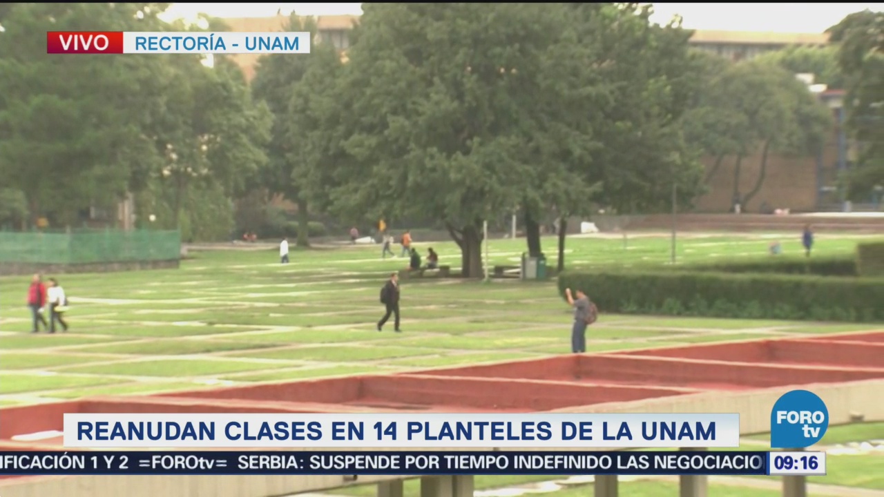 Así lucen las ‘islas’ de la UNAM tras regreso a clases