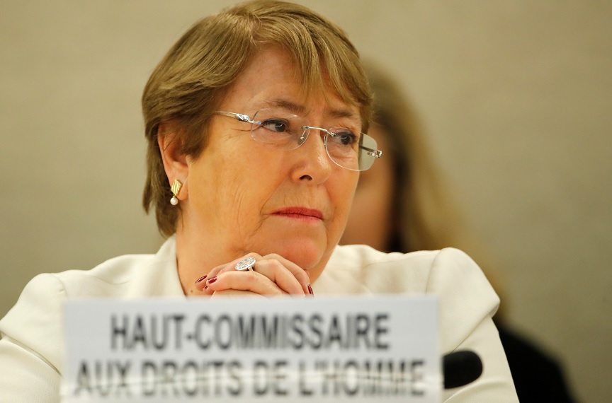 Bachelet pide protección para activistas latinoamericanos