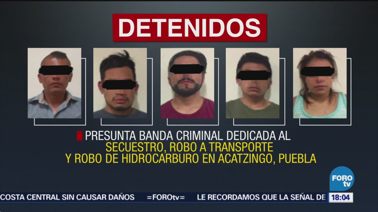 Desmantelan Banda Secuestradores Puebla