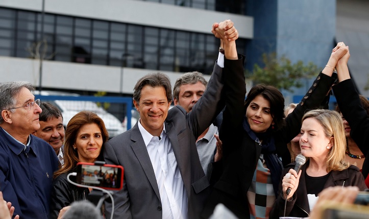 Fernando Haddad sustituye a Lula como candidato presidencial