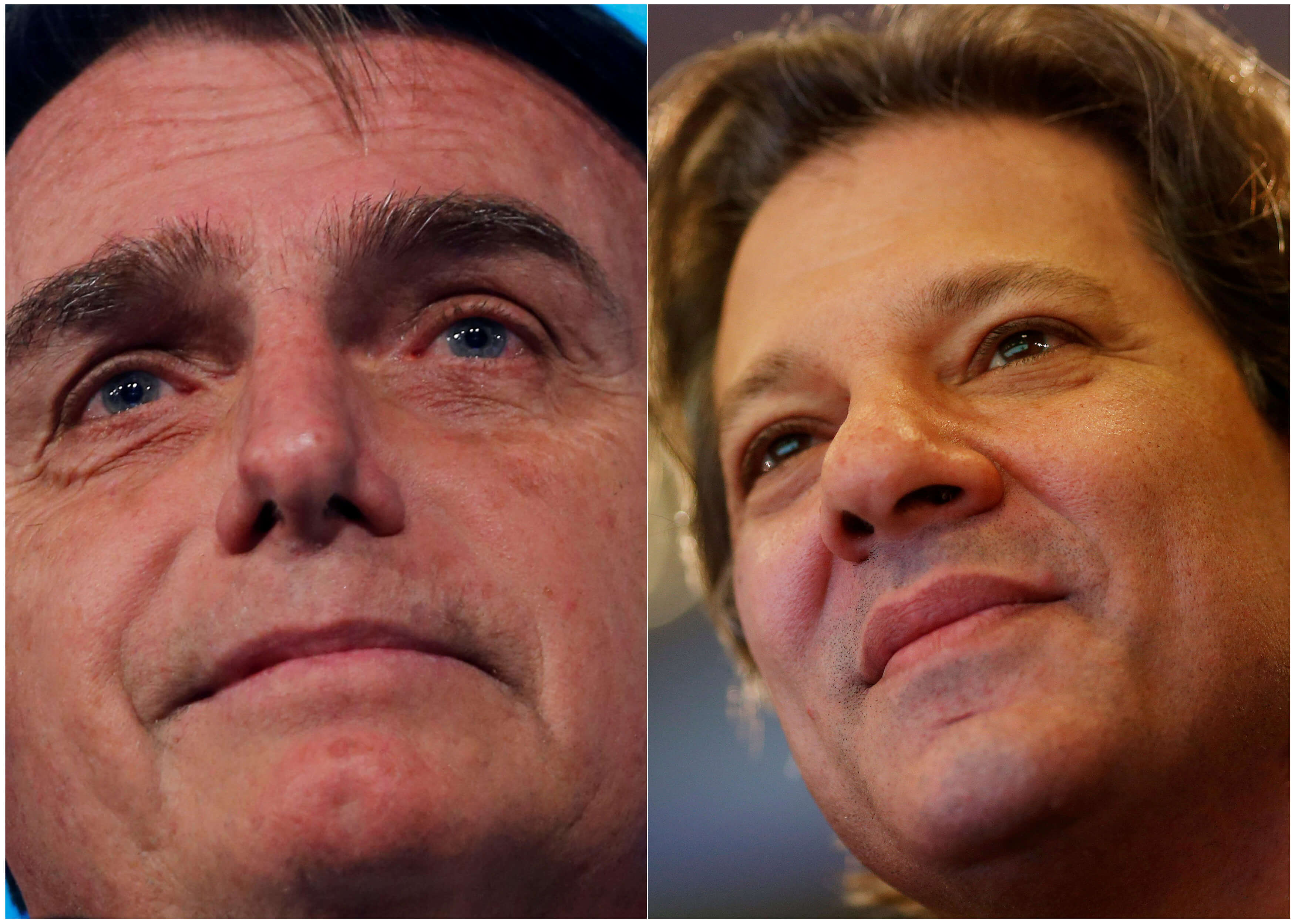 Bolsonaro lidera carrera presidencial en Brasil, pero Haddad acorta distancia