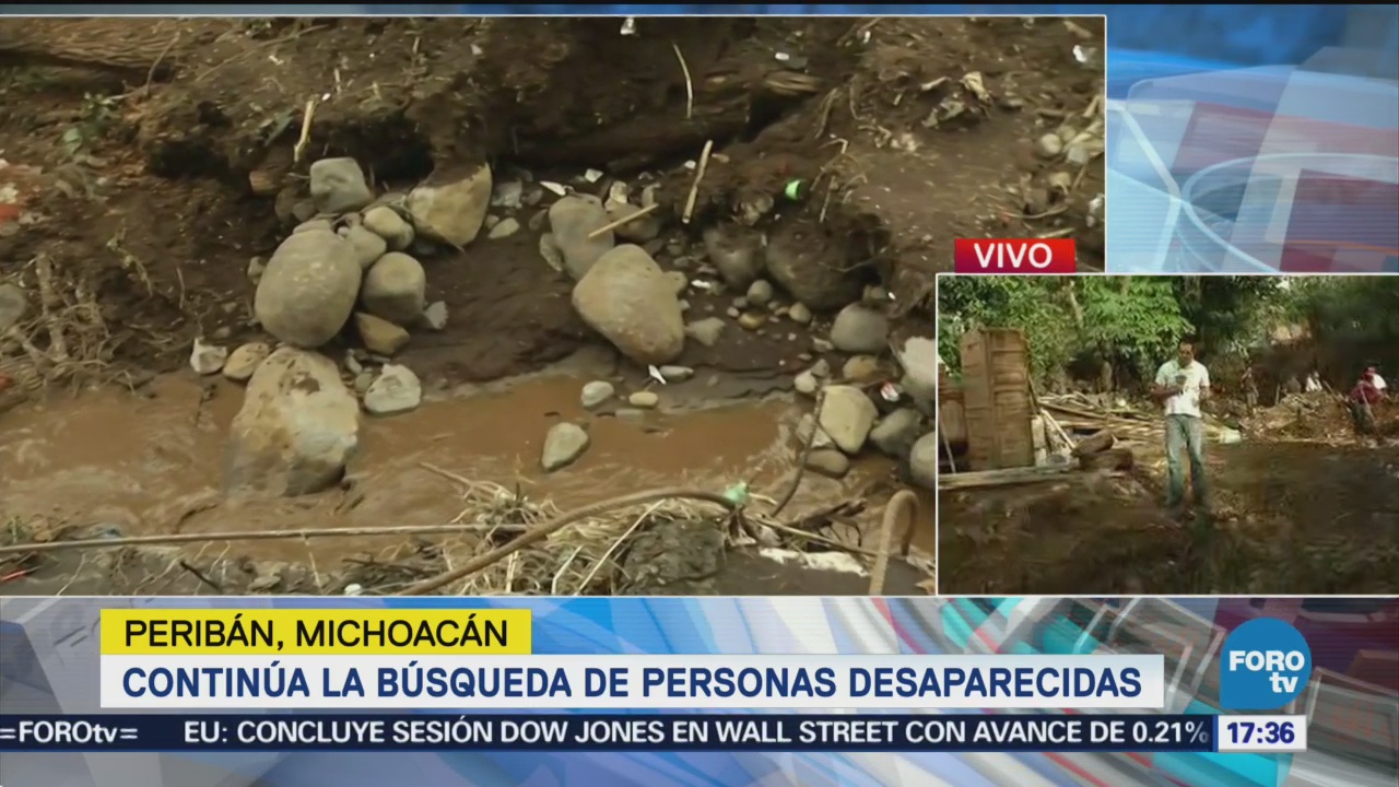 Buscan Cinco Desaparecidos Peribán Michoacán Inundaciones