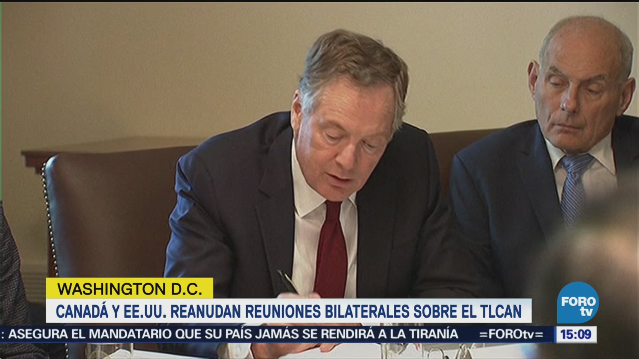 Canadá Y EU Reanudan Reuniones Bilaterales Sobre TLCAN