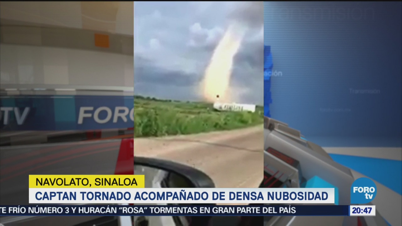 Captan Tornado Sinaloa Nubosidad Navolato Fenómenos Naturales