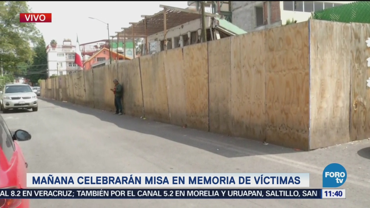 Celebrarán misa en memoria de víctimas de los sismos en CDMX