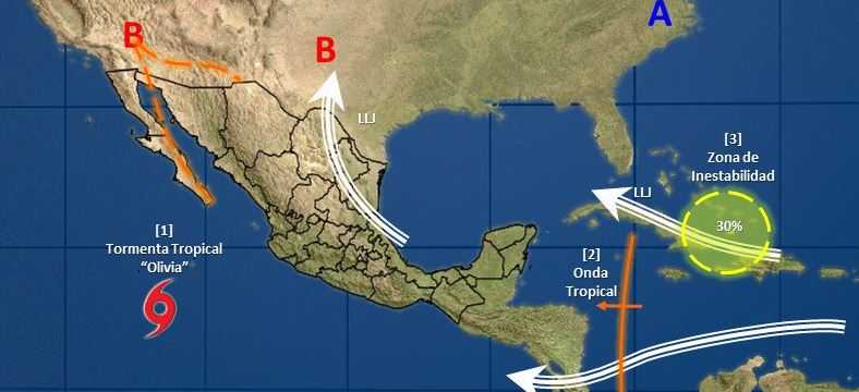 Tormenta tropical ‘Oliva’ se forma en el Pacífico mexicano