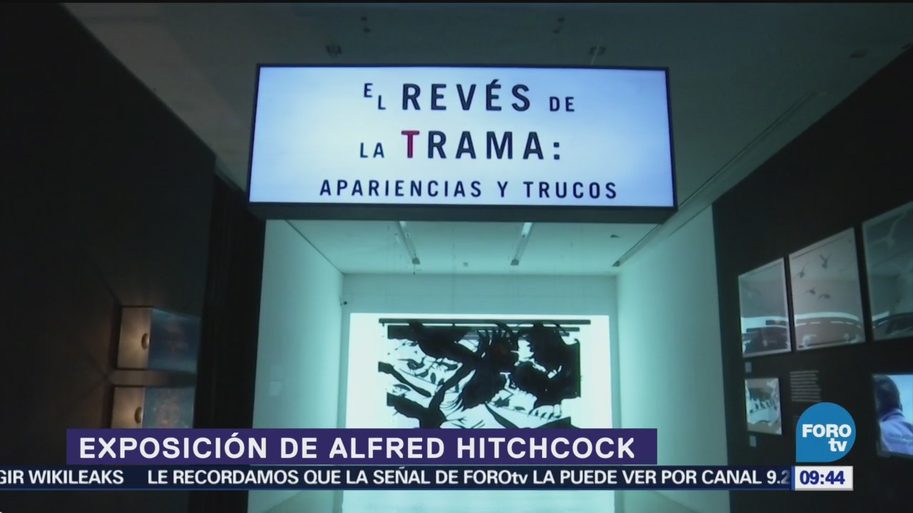 Cineteca Nacional abre exposición de Alfred Hitchcock
