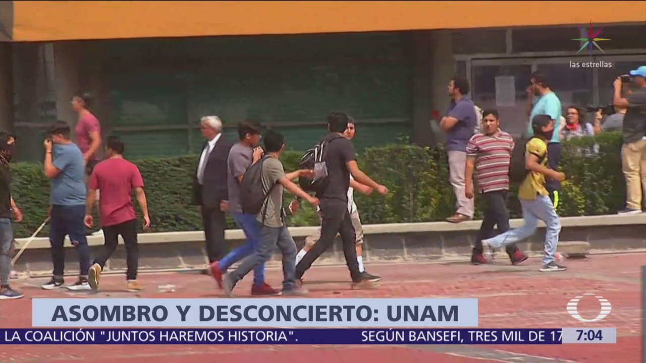 CNDH indagará detenciones arbitrarias por ataque de porros en la UNAM