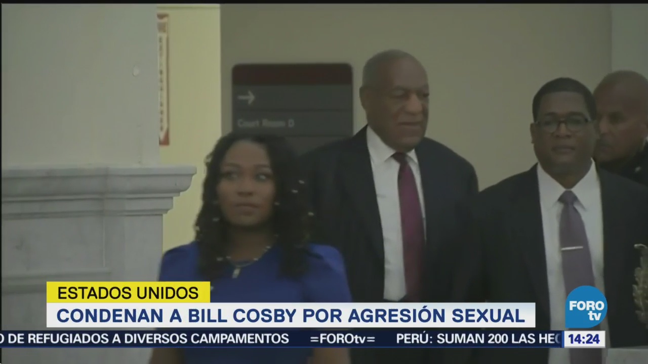 Condenan a Bill Cosby por abuso sexual