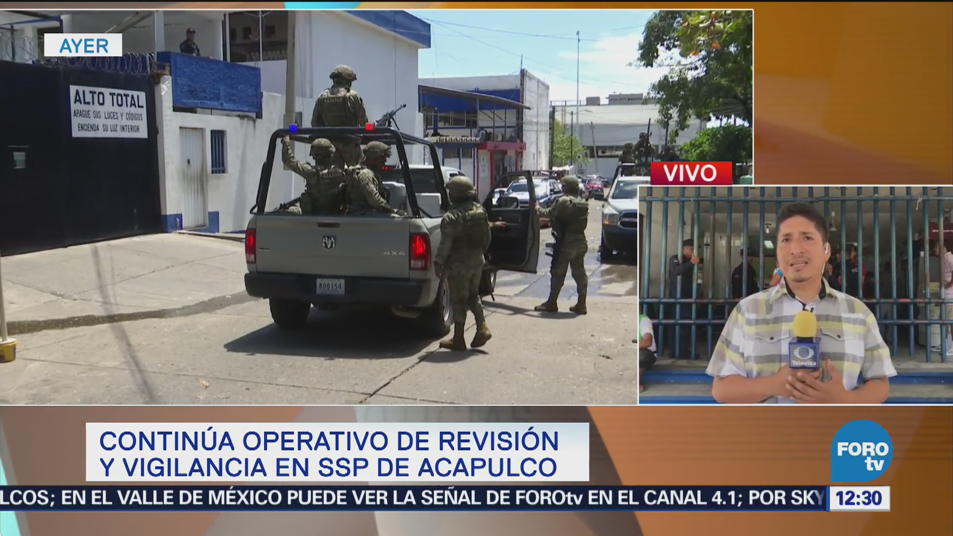 Continúa operativo de revisión y vigilancia SSP de Acapulco