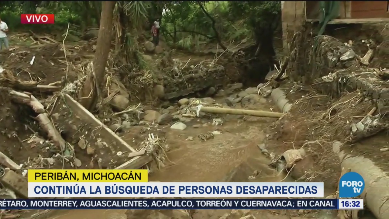 Inician Labores Limpieza Peribán Michoacán Inundaciones