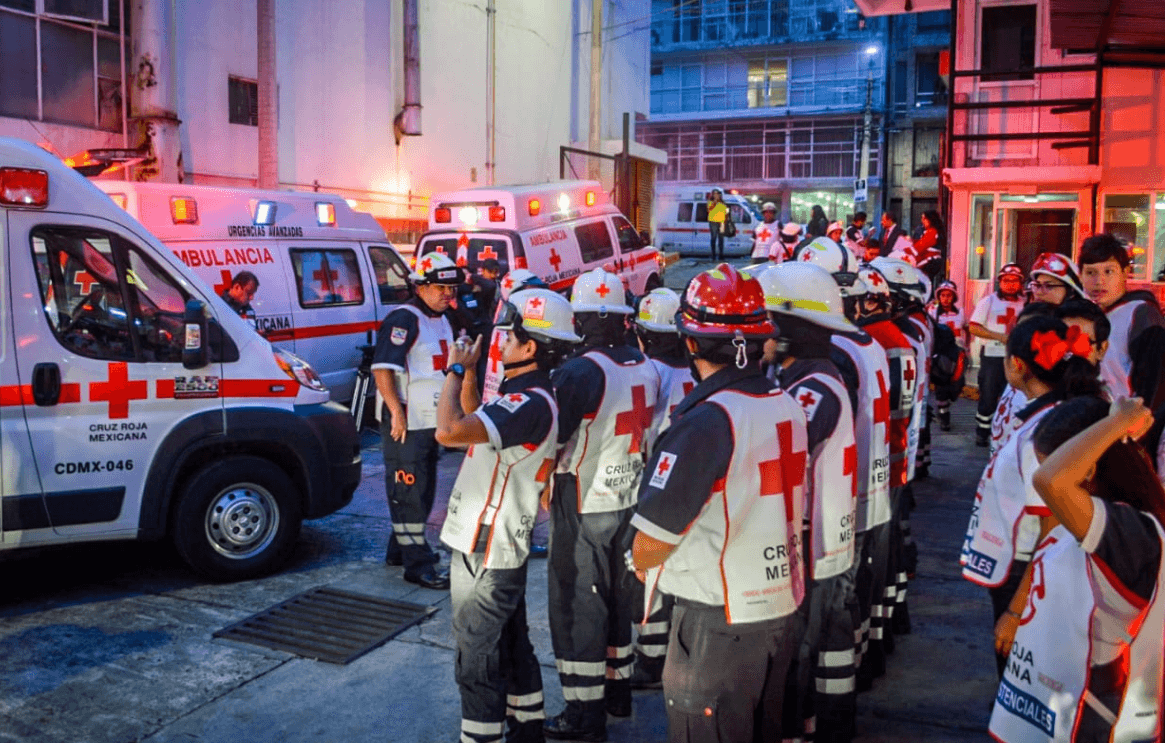 Sismo del 85: Cruz Roja rinde homenaje a víctimas