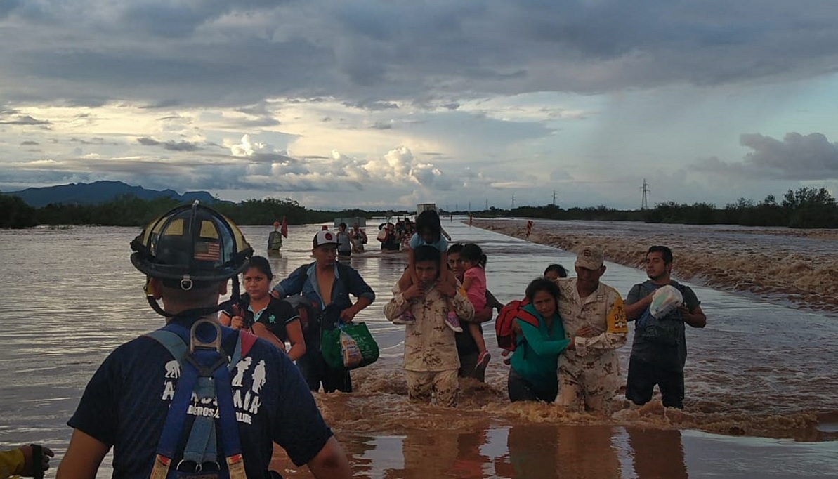Lluvias en Sonora dejan 169 mil damnificados tras inundación