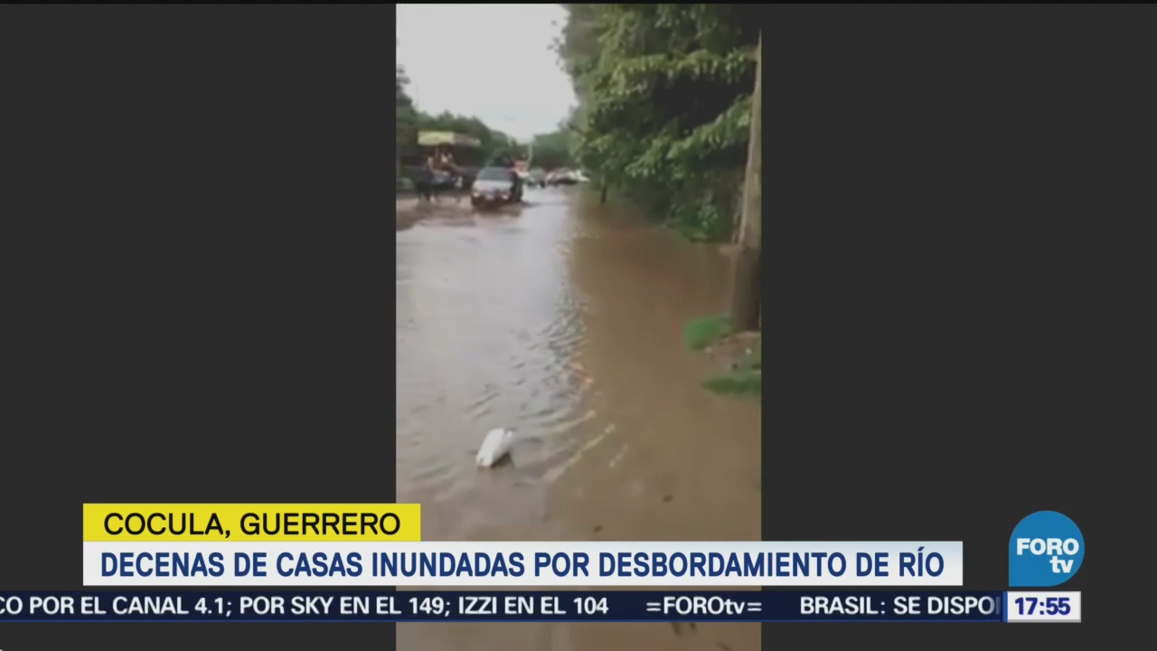 Decenas De Casas Inundadas Cocula, Guerrero