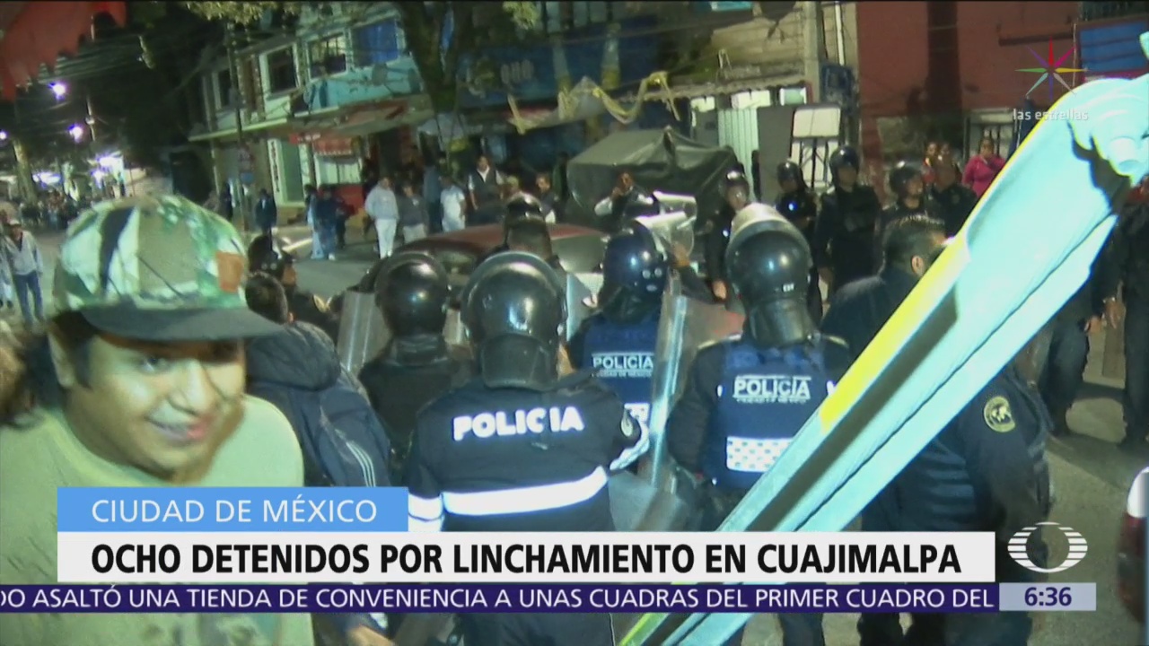 Detienen a 8 hombres por linchamiento en Cuajimalpa, CDMX