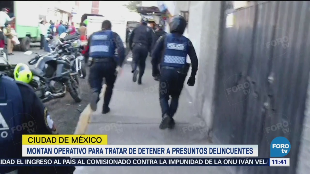 Detienen a un criminal durante operativo Gustavo A. Madero