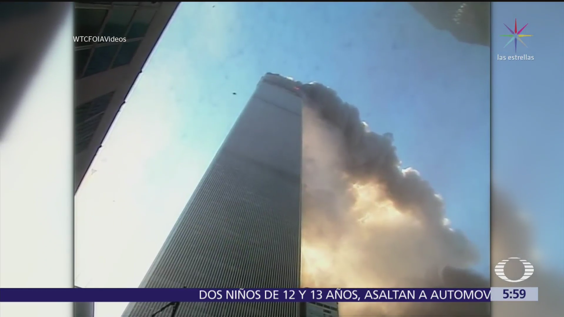 Difunden video remasterizado sobre el atentado del 11-S