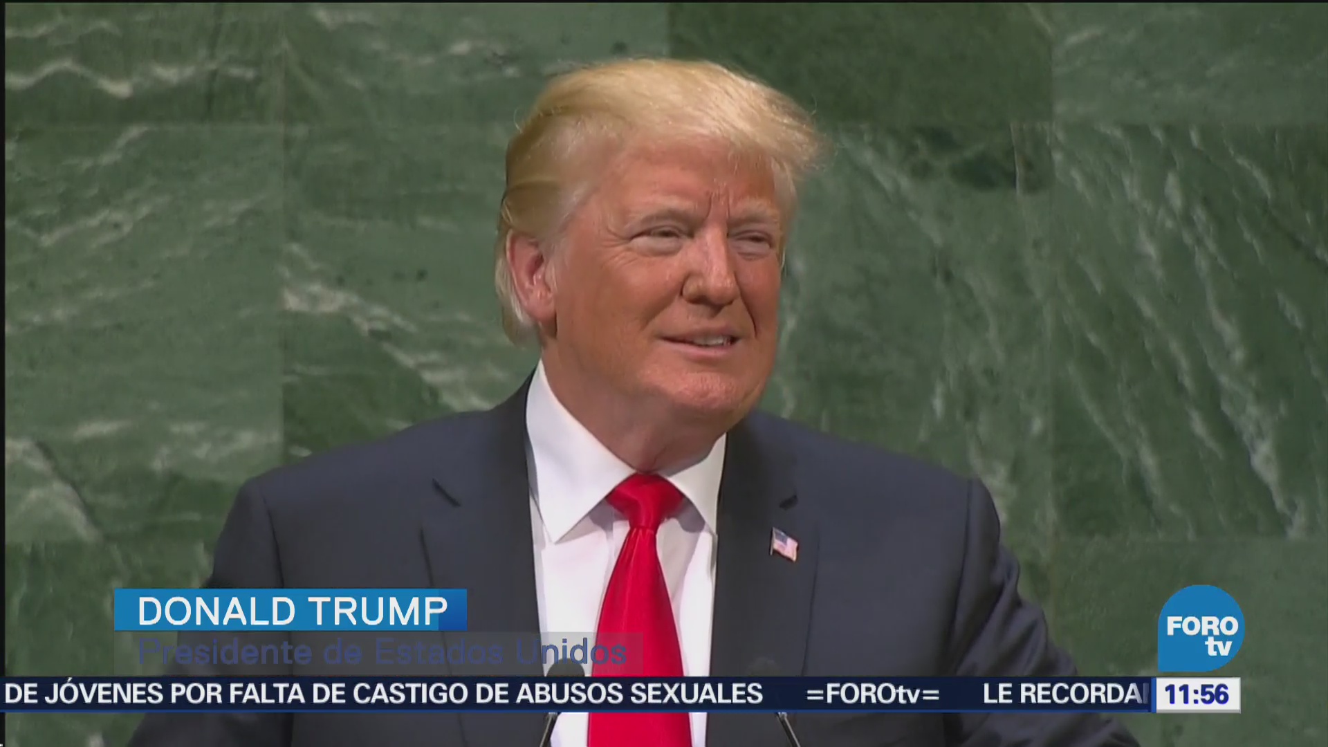 Discurso de Trump en la ONU causa risas