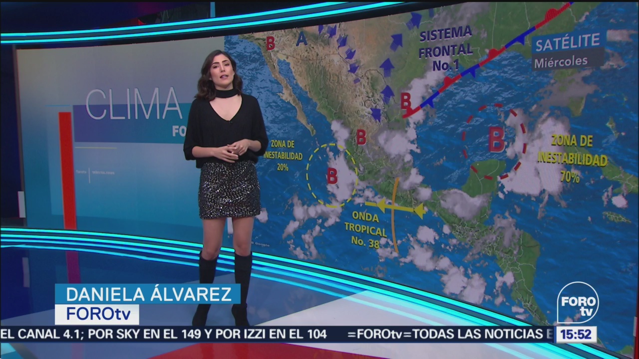 El Clima ‘A las Tres’ con Daniela Álvarez [11-09-2018]