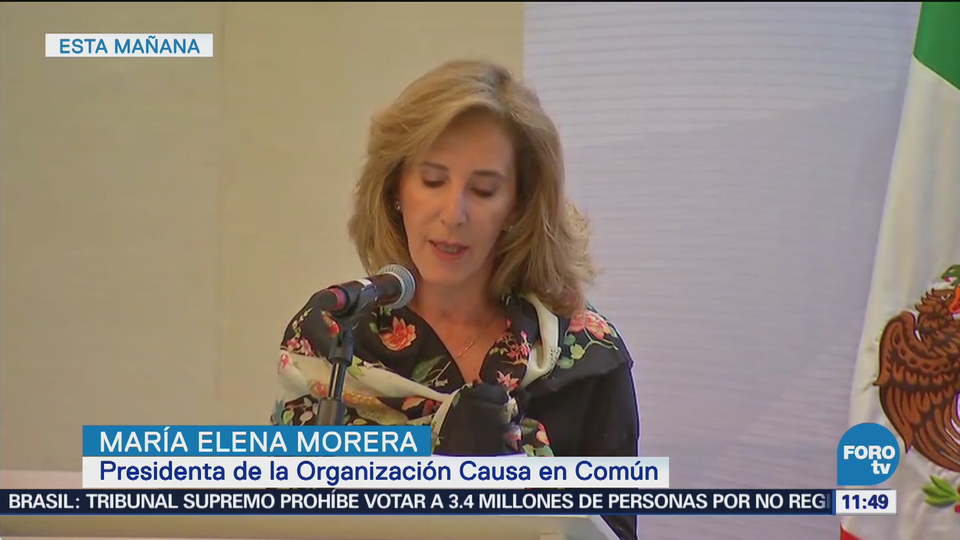 Elena Morera Policía requiere de las organizaciones civiles