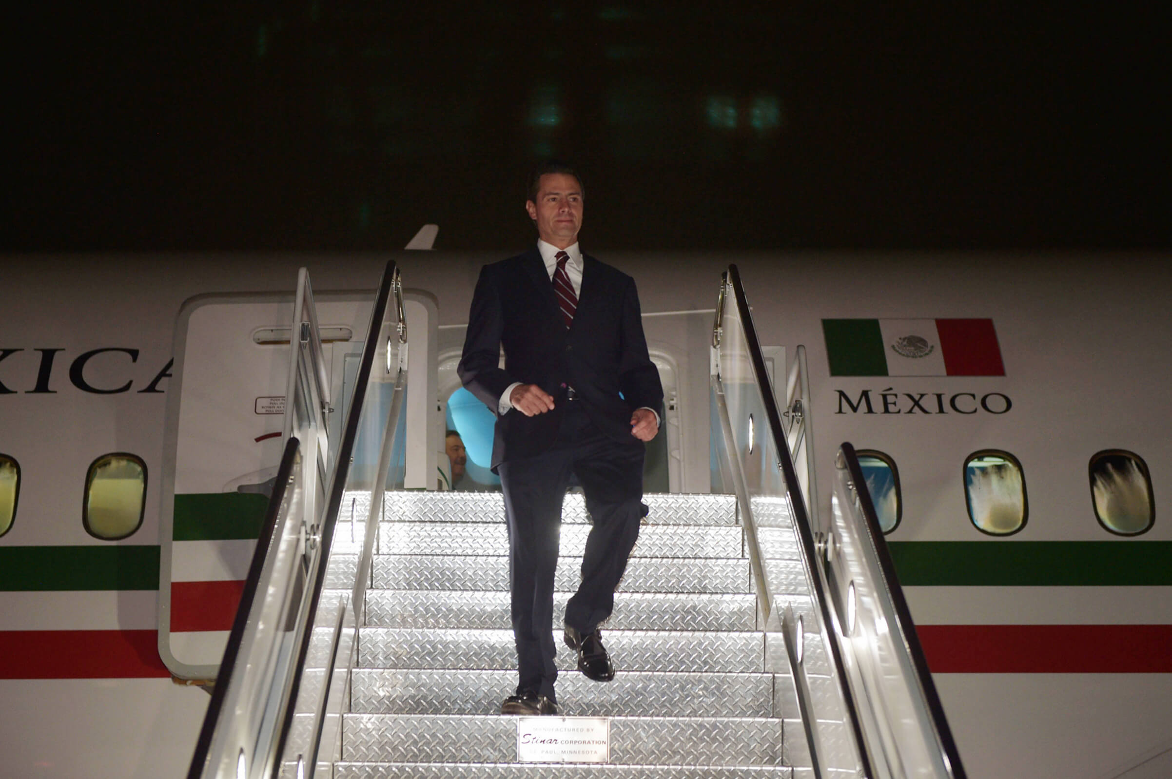 Peña Nieto llega a Nueva York para Asamblea General ONU