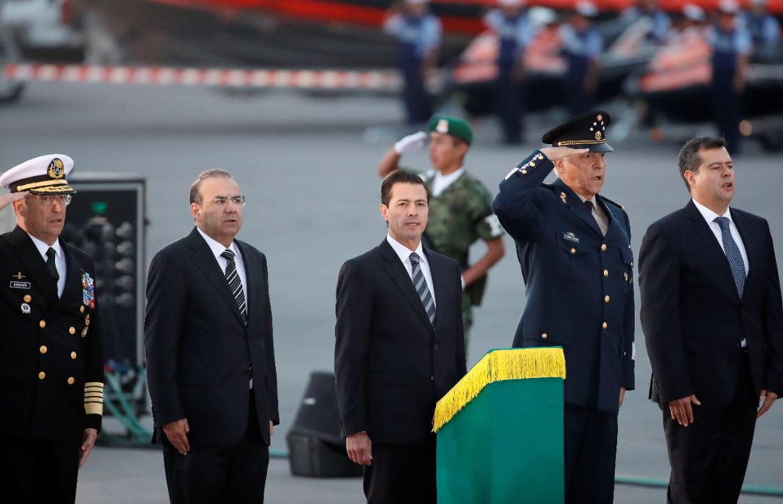 Peña Nieto encabeza homenaje por las víctimas del sismo de 1985 y 2017