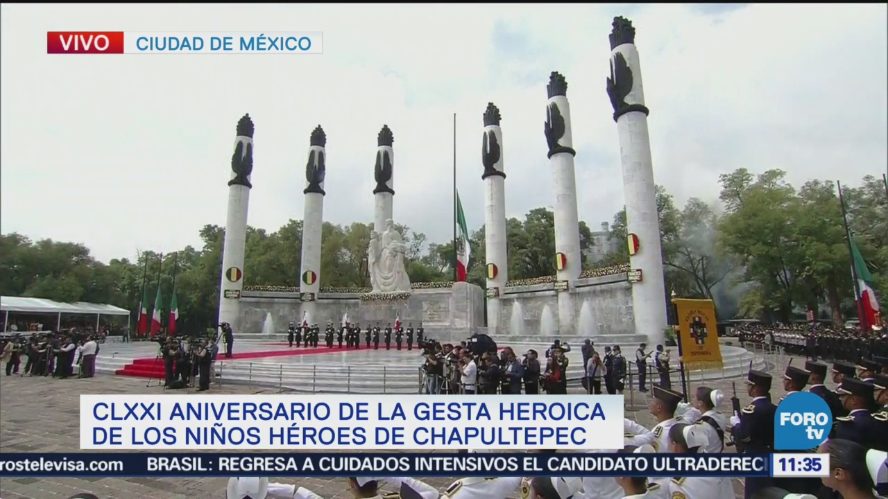 EPN conmemora Aniversario de la Gesta Heroica de Niños Héroes