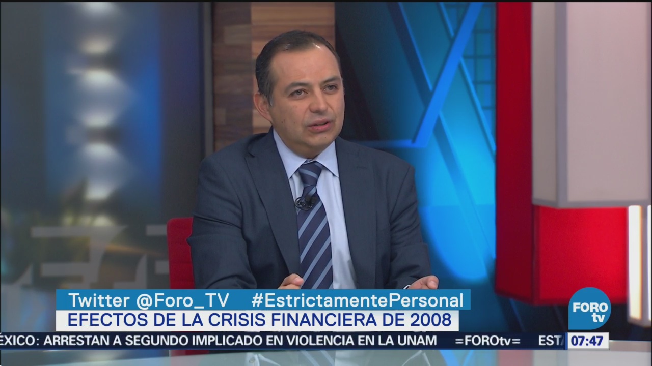 Ernesto Cordero aborda efectos de crisis financiera de 2008