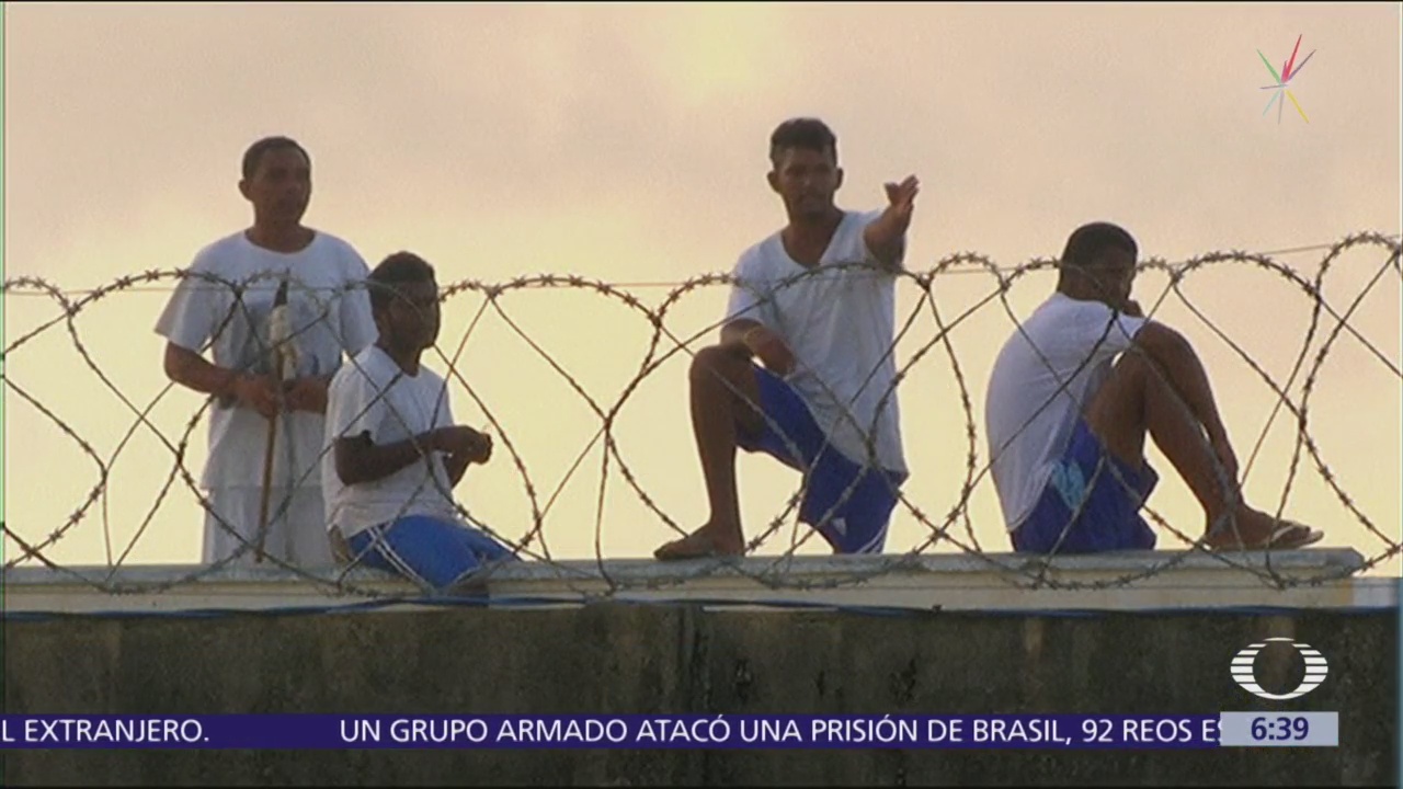 Escapan 92 presos de cárcel de máxima seguridad en Brasil