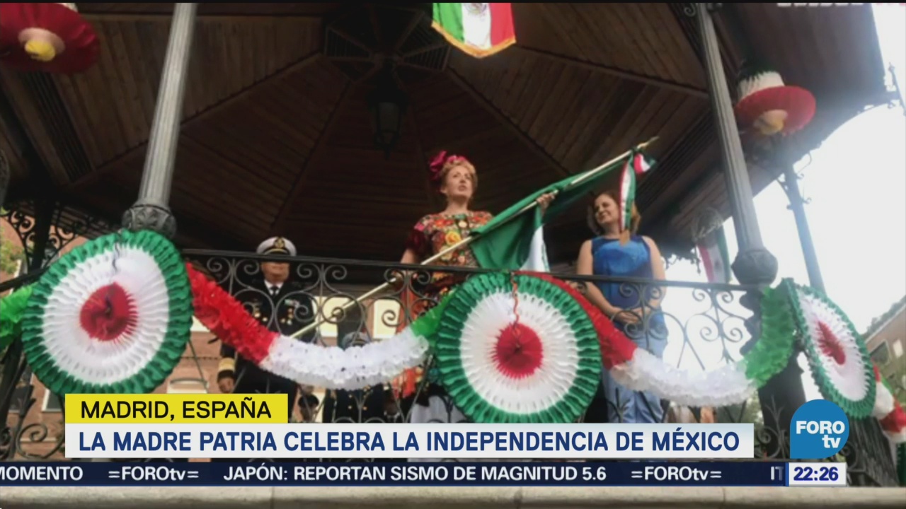 España Celebra Inicio Independencia México Madrid