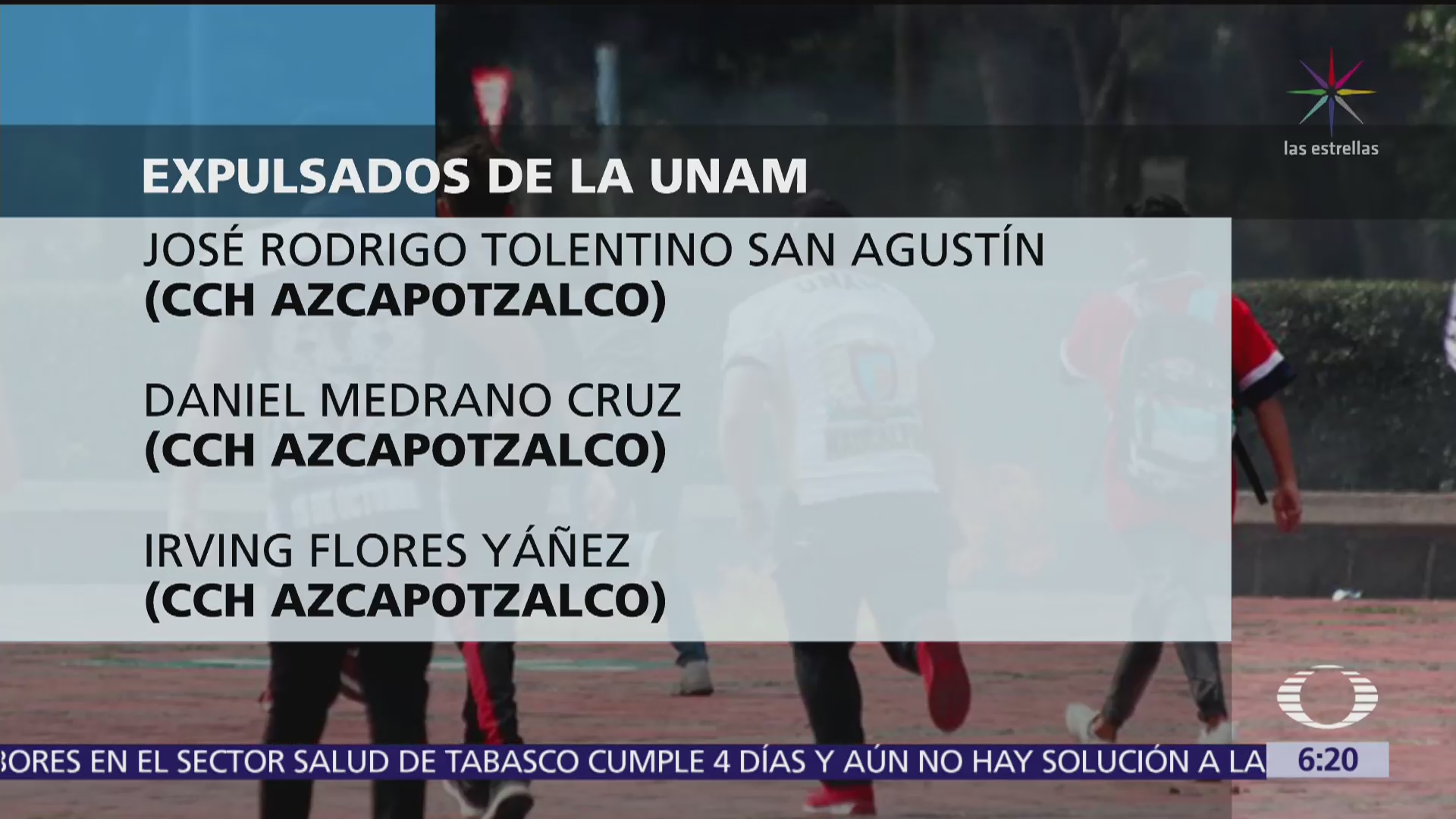 Estudiantes de la UNAM piden sacar a los porros