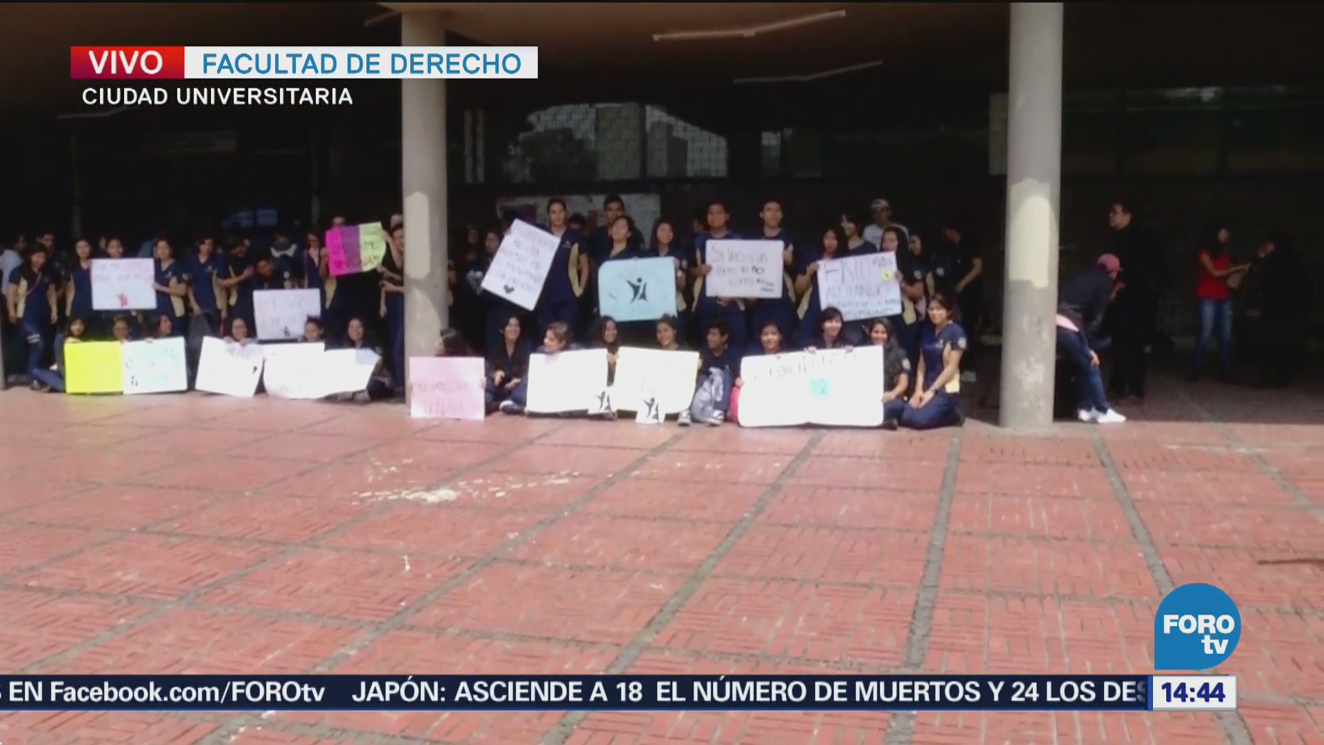 Estudiantes De La UNAM Realizan Asamblea Universitaria Facultad De Derecho