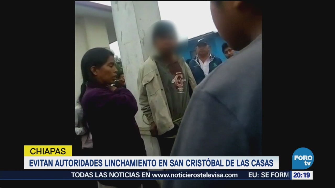 Evitan linchamiento en San Cristóbal de las Casas
