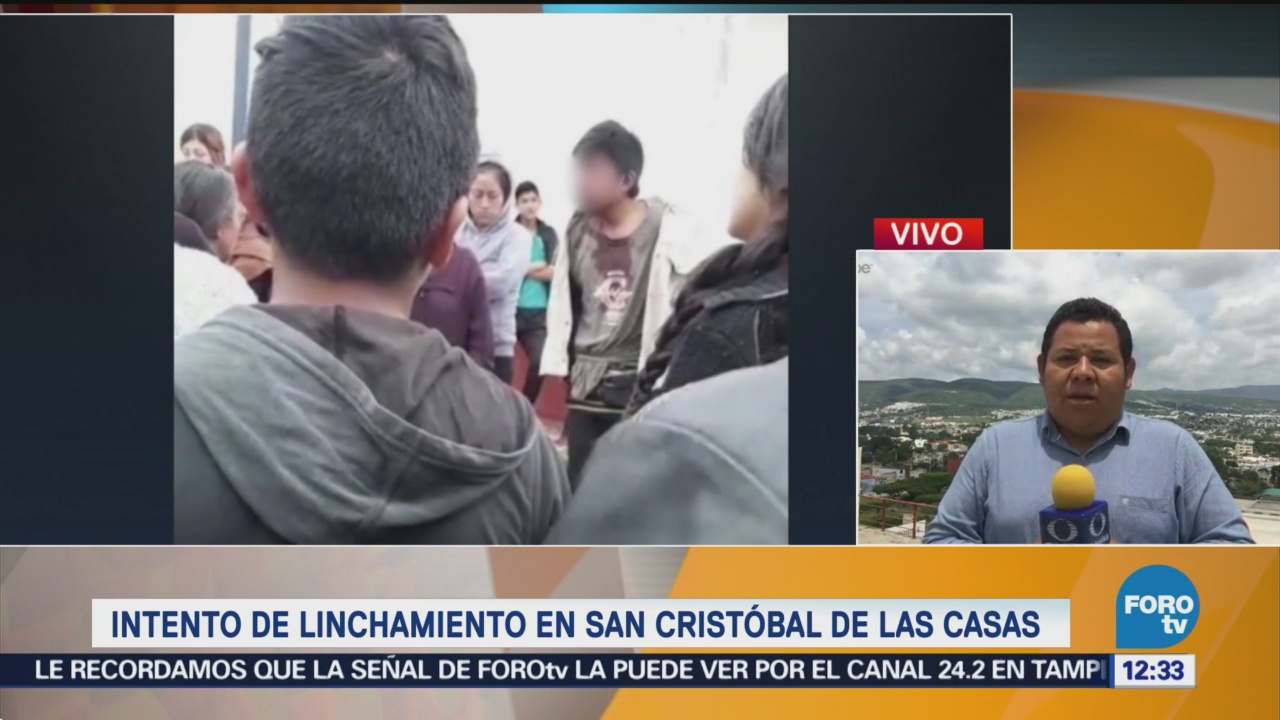 Evitan linchamiento en San Cristóbal de las Casas, Chiapas